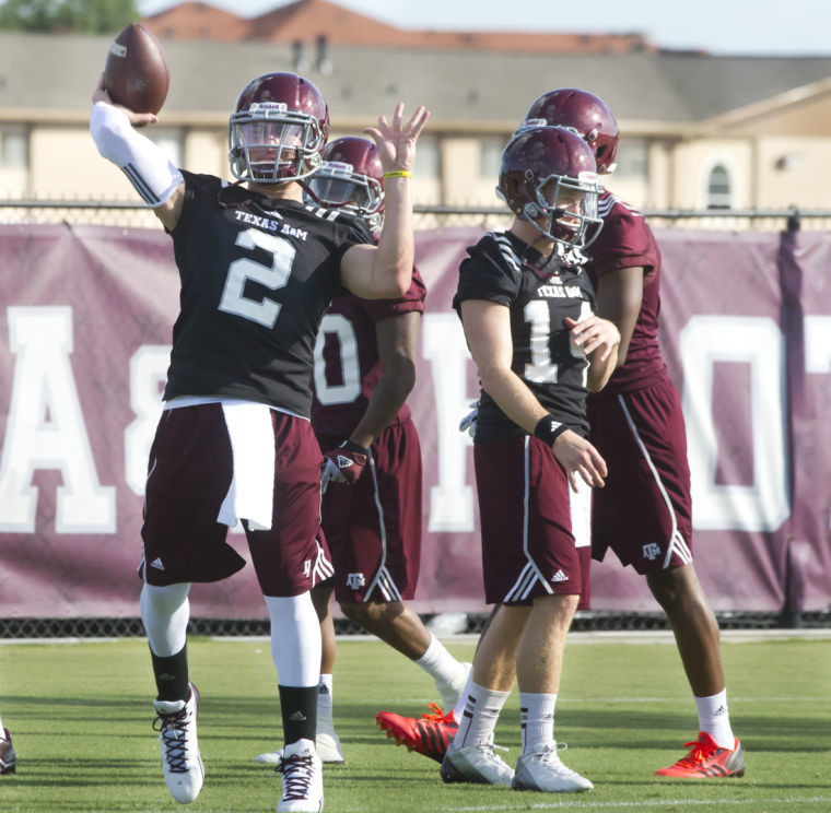 TEXAS A&M FALL FOOBALL PRACTICE